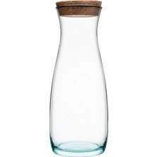 Paşabahçe Geri Dönüşümlü Aware Amphora Karaf Cam Mantar Kapaklı Sürahi 1180 cc