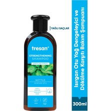 Tresan Isırgan Otu Dökülme Karşıtı & Yağ Dengeleyici Bakım Şampuanı – Yağlı Saçlar 300 ml