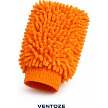 Ventoze Mikrofiber Araç Yıkama Pedi | Peluş Oto Temizlik Eldiveni