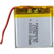 Sh Ticaret 303030 3.7 Volt 280 Mah Lityum Polimer Pil