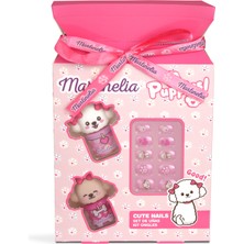 Martinelia Puppies Cute Kız Çocuk Takma Tırnak ve Oje Seti