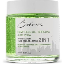Vegan Anti Blemish-Leke Karşıtı Durulanmayan Maske Etkili Serum 100 ml
