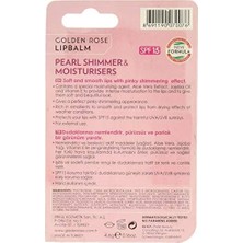 Lip Balm No: 02 Pearl Shimmer & Moisturisers SPF15 - Işıltılı Dudak Nemlendiricisi
