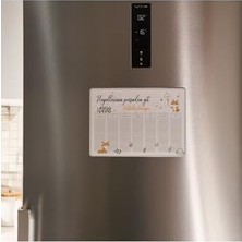 Hayallerinin Peşinden Git Mottolu Magnet Planlayıcı