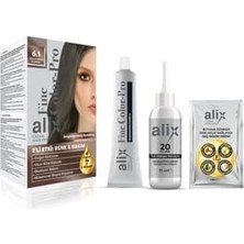 Alix Kit Saç Boyası 50 ml 6.1 Küllü Koyu Kumral