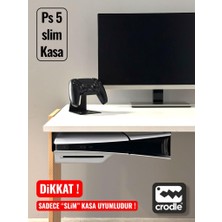Crodle Playstation 5 Slim Masa Altı Stant Yerden Tasarruf Rahat Hava Akışı Gaming Aksesuar Konsol Tutacağı