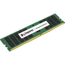 Kingston 64GB Ddr5 5600MHZ 2rx4 PC5-5600B CL46 Ec8 Rdimm Server Sunucu Ram LV56R46BD4MD 9995788-019 4X77A88052 SM37C06351