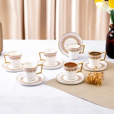 Aryıldız Celestia 12 Parça 6 Kişilik Kahve Fincan Takımı 90 ml