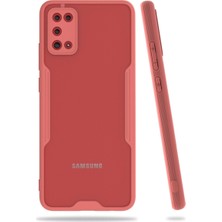 Grandor Samsung Galaxy A02S Kılıf Platin Silikon - Pembe