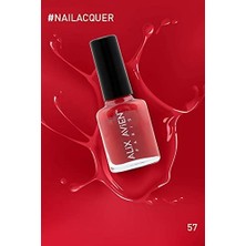 Vavis Kırmızı Oje 57 - Yüksek Pigmentli Uzun Süreli Kalıcılık Hızlı Kuruma - Nail Lacquer 57