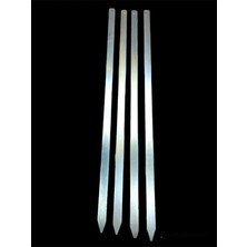 Marsilyan Geniş Yassı Metal Adana Kebap Şişi - 50 cm