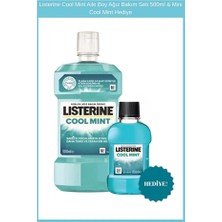 Listerine Cool Mint 500 ml + Cool Mintl Hediye