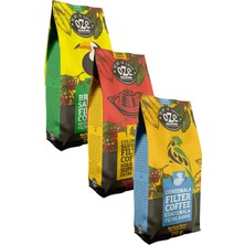 OZELİNE Latin Amerika Filtre Kahve Tanışma Seti 3 x 250 g (Guatemala, Colombian, Brazil)