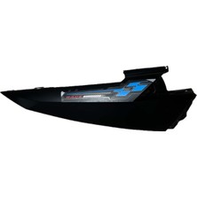 Moto Express Tvs NTORQ125 Sağ Arka Sele Altı Yan Kapak Grenajı Mat Siyah-Mavi