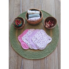 ECOSOFT Yıkanabilir Doğal Kadın Pedi 4'lü Pamuk ve Bambu Kokusuz Organik Özellikli