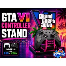 Dıymax Gta Vı Tasarımlı Ps5 ve Xbox Oyun Kolu Standı Aksesuarı