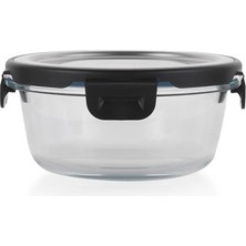 Schafer Retro Kilitli Saklama Kabı Yuvarlak 400 Ml-Inox