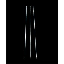Marsilyan Burgulu Kuşbaşı Şişi - Metal - Kalın Kare - 50 cm