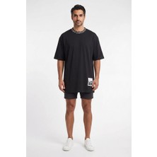 Blow Up Future Gen Born Siyah  Oversize Erkek T-Shirt 142124