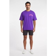 Blow Up Future Gen Give Up Mor Oversize Erkek T-Shirt 142085