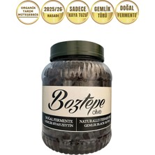 Boztepe Gemlik Siyah Sele Zeytin Doğal Fermente 2000 cc