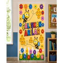 Promisebackdrop2 190X75CM Lastikli Kapı Süsü, Kumaş Kapı Giydirme, Denizyıldızları Sınıfı Temalı, Sınıf Kapısı, Okul Etkinlik Kapı Süsü
