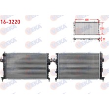 Su Radyatoru Mekanık Opel Corsa C 1.7 Dtı M-T 2000-2006 Veka 16-3220 T1