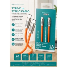 Kalemhane Type-C To Type-C Kablo 3A Hızlı Şarj Desteği