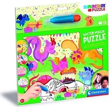 Vavis - 22245-15 Parça Water Frame Puzzle - Baby Dragons