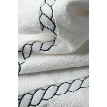 Cotto N Mania Ancora Spuma Bathmat - 50X75 cm   Premium Ayak Havlusu / Banyo Paspas