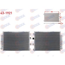 Klıma Radyatoru Ford Tourneo Connect 1.5 Tdcı - 1.6 Tdcı 2013- Veka 43-1921 T1