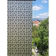 Başak Ev Tekstili Cam Filmi Kaplama Statik Folyo Buzlu Desenli Duşa Kabin Pencere Ofis Dekorasyon