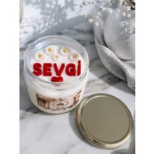 Kişiye Özel Isimli/yazılı Kapaklı Kavanoz Mum