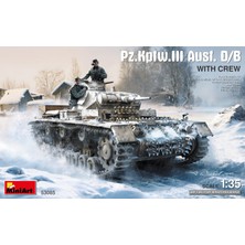 Miniart 53085 1:35 Pz.kpfw.ııı Ausf. D/b Mürettebatıyla Birlikte