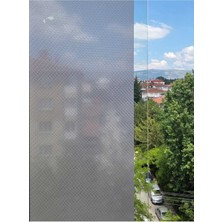 Başak Ev Tekstili Cam Filmi Kaplama Statik Folyo Buzlu Desenli Duşa Kabin Pencere Ofis Dekorasyon