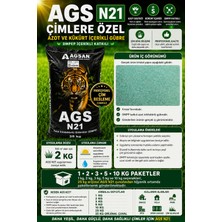 Agsan Ags N21 Çim Gübresi – Dmpp Katkılı Azot ve Kükürt Içerikli Profesyonel Çim Gübresi | 1-2-3-5-10-25 kg