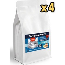 Wanpy Tahılsız Tavuklu Yetişkin Kedi Maması 500 gr x 4 Adet