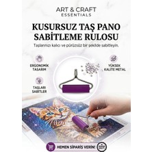 İğne İzi Taşlı Pano Sabitleme Rulosu - Taş Işleme Pano Sabitleme Rulosu - Silikon Başlık Baskı Rulosu- Diamond Painting - Elmas Mozaik Aksesuarı -