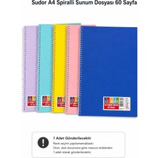 Südor Sudor A4 Spiralli Sunum Dosyası 60'lı – 1 Adet