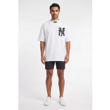 Blow Up Future Gen No Mercy Beyaz Oversize Erkek T-Shirt 142081