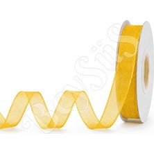 BeySüS Organze Kurdele 10 mm Sarı
