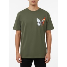 Blow Up Sentimental Haki Oversize Erkek T-Shirt 142170