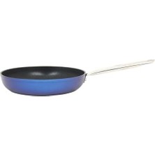 Vavis Titanium 20CM Tava, Çelik Sap Metalik Mavi