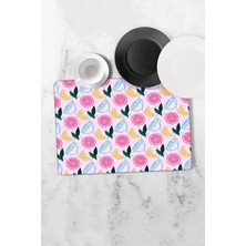 Dekomod Bulaşık Kurutma Matı Kurulama Bezi Kurutma Örtüsü Tezgah Üstü Bulaşıklık 40X50 cm Yıkanabilir MAT12