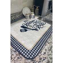 Dekomod Bulaşık Kurutma Matı Kurulama Bezi Kurutma Örtüsü Tezgah Üstü Bulaşıklık 40X50 cm Yıkanabilir