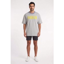 Blow Up Future Gen Faded Gri Oversize Erkek T-Shirt 142151