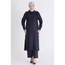 Behrem Tesettür Pantolonlu Takım