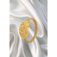 LEVA GOLD 22 Ayar Üçlü Hasır Mühür Bilezik 15 gr