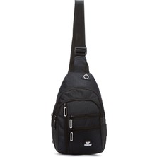 Sannora Bags Unisex Su Geçirmez Kulaklık USB Çıkışlı Çapraz Askılı Çanta Bel Omuz ve Göğüs Çanta Günlük Bodybag