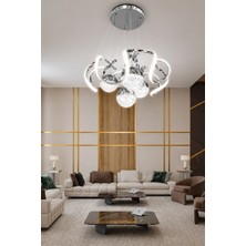 Nord Light 4 Toplu 3 Renk Ledli Avize Krom NL-1002